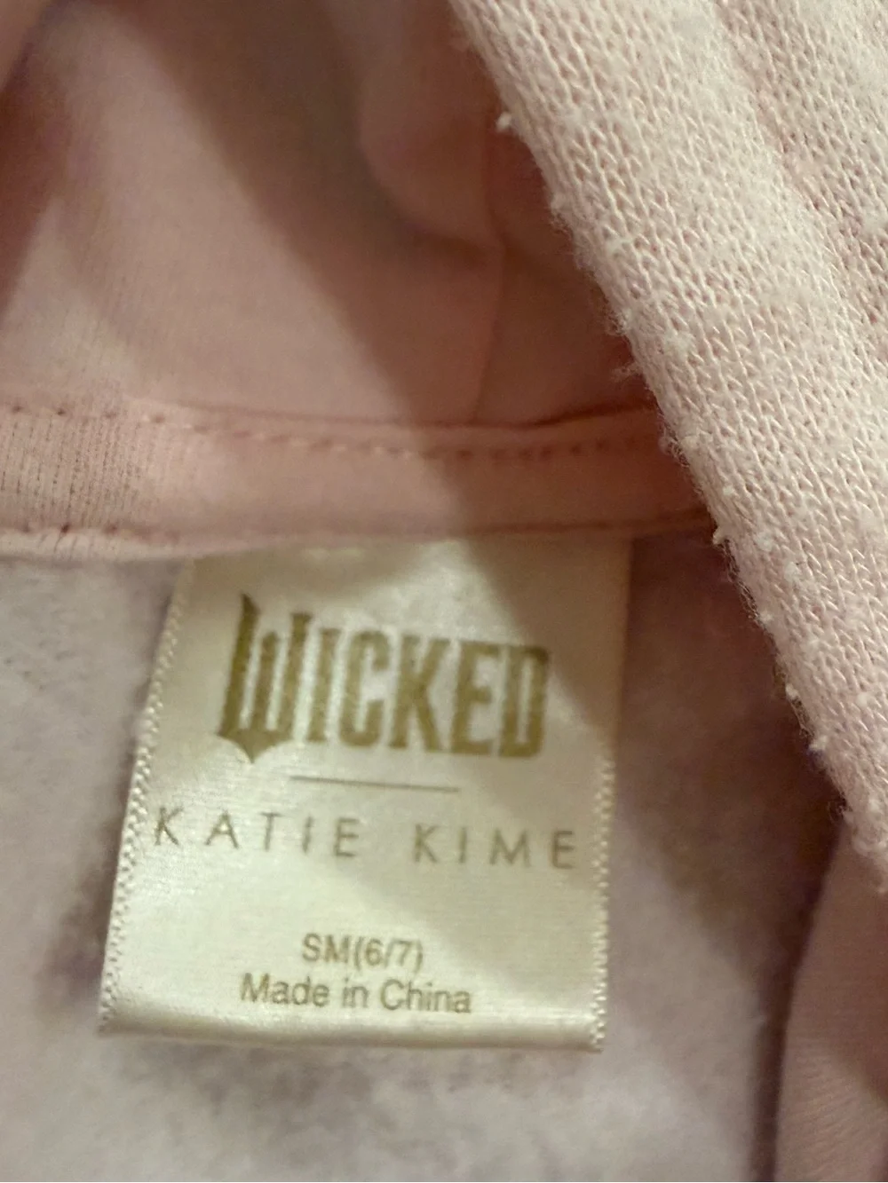 Wicked Pastel Pink Hoodie with Hot Air Balloon Graphic